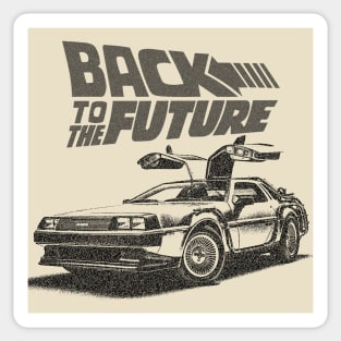 Back to the Future - DMC DeLorean Sticker